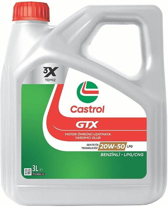 Castrol GTX LPG 20W-50 3 Liter Engine Oil