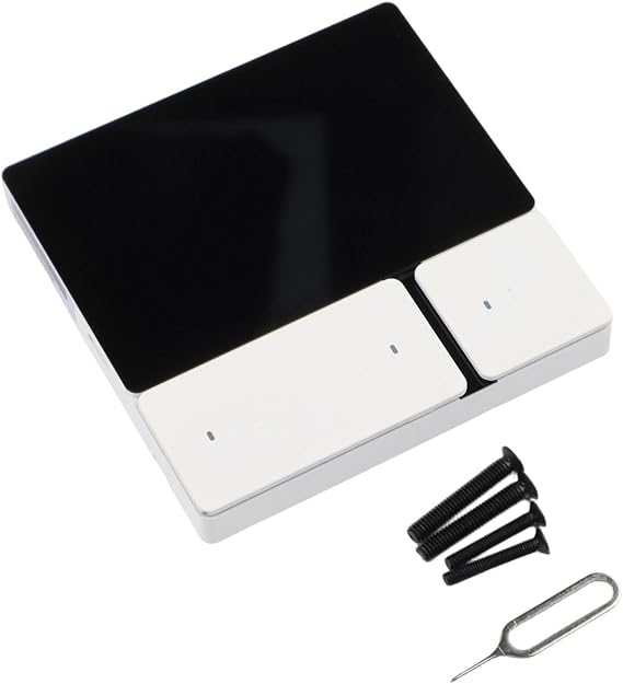 3-Relay Smart Control Panel for MOES S01 with 3 Physical Buttons Built-in IR Remote and Anti-Interference Touchscreen