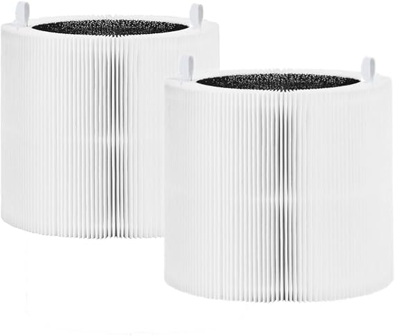 211i Max Replacement Filter Compatible with Blue Pure 211i Max Air Purifiers, True H13 HEPA and Activated Carbon Filter, 2 Pack