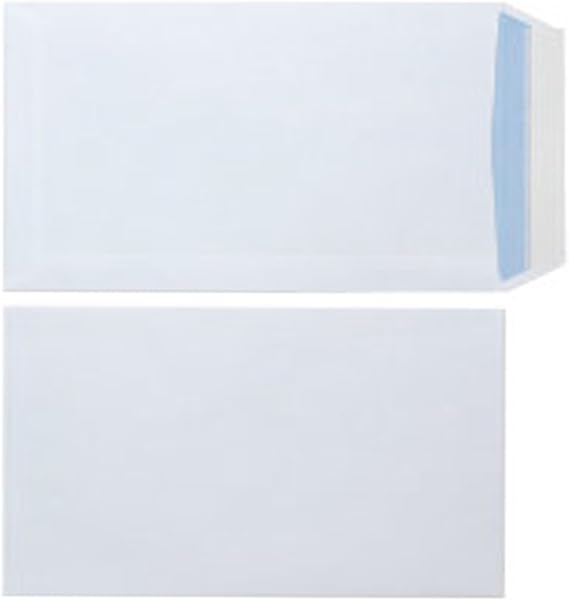 Mixed Size Pack Standard DL / C5 / C4 No Window Self Seal Envelopes Plain White (200x C5 White Envelopes)