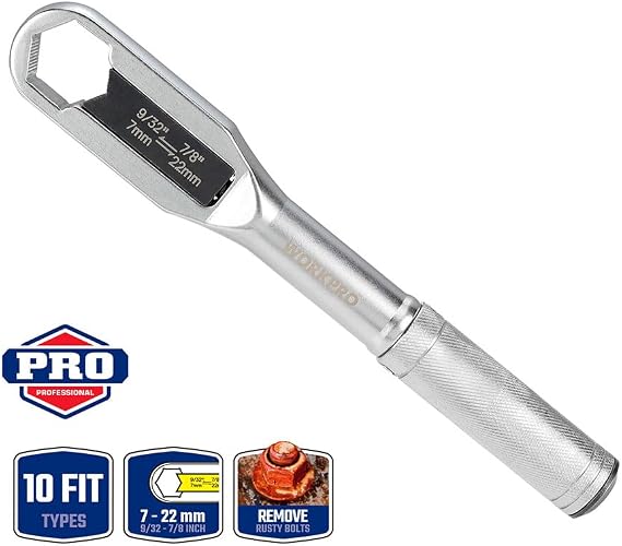 WORKPRO WP272015 7/22mm CR-V Üniversal Ayarlanabilir Anahtar