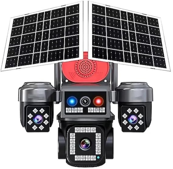 Çift Lens 6MP Bataryalı Güvenlik Kamerası, Full HD 1920x1080, PIR Sensörlü, Yapay Zeka Destekli İnsan Algılama, Gece Görüş, Sesli Görüşme, RT-2611A-4GS