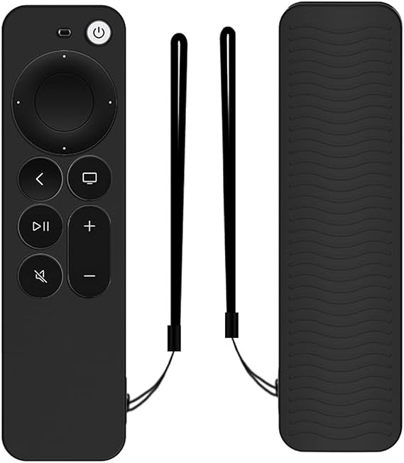 Remote Control Case for Apple TV 4K Siri Remote 3rd Gen (2022) / 2nd Gen (2021) Case Non-Slip Silicone Protective Case, Remote Control Cover for TV Accessories