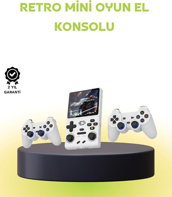 YamanHobi Geniş Ekranlı Taşınabilir Retro Oyun Konsolu