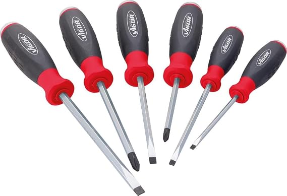 Vigor V3562 Screwdriver Set with Impact Cap
