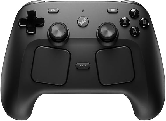 Steam Controller Valve Wireless Gamepad for PC and Steam Deck, Original Hardware with Dual Trackpads and Haptic Feedback