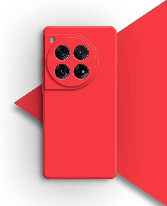 Campro Series Camera Protected Silicone Case Compatible with Microcase OnePlus 12R /OnePlus Ace 3 - AL3427 (Black)
