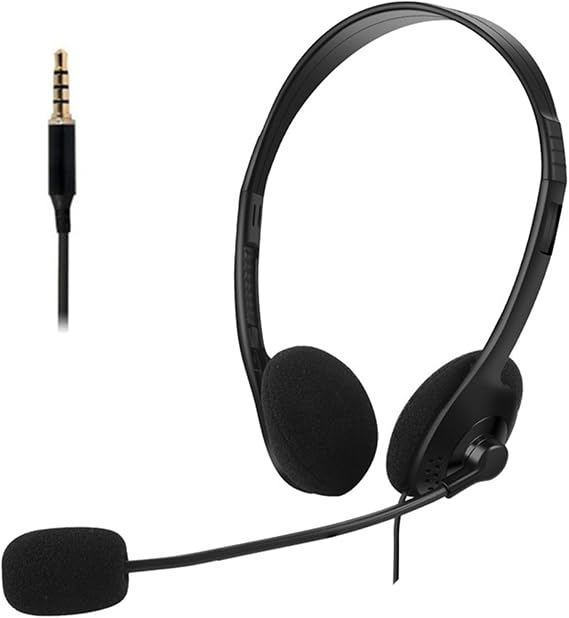 Headset USB Connection Binaural PC Headset with Noise Cancelling Mic Volume Control and Mute Function Headsets for Home Work Call Center Clear Calls Ultra Lightweight Ultra Comfortable