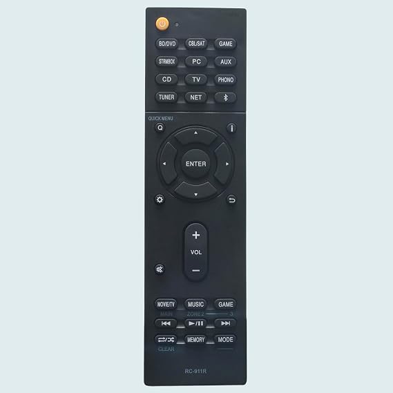 RC-911R Replacement Remote Control for Onkyo AV Network Receiver HT-R695 HT-S7800 TX-RZ810 TX-NR578 TX-NR575 TX-NR656 TX-RZ610 TX-NR585 TX-NR555 TX-NR757 TX-NR686 TX-NR787