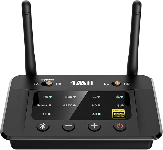 1Mii B03Pro Bluetooth 5.3 Transmitter Receiver for TV Home Stereo