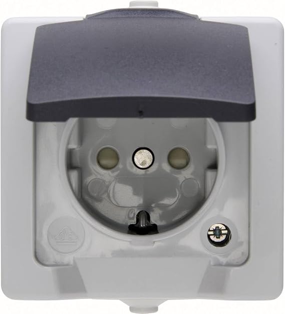 Kopp 107856005 – Socket Box, Colour: Grey