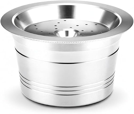 Refillable Stainless Steel Coffee Capsules with Spoon Brush for K-fee Espresso Machines