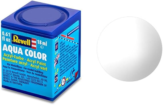 Revell - Su Bazlı white,matt Maket Boyası Clear 18 Ml (36105)