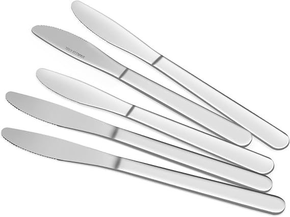 Knife Set, 24 Piece Dinner Knife Set, 8.3 Inch, Grade Stainless Steel Knives, Dishwasher Safe, Table Knives in Kitchen