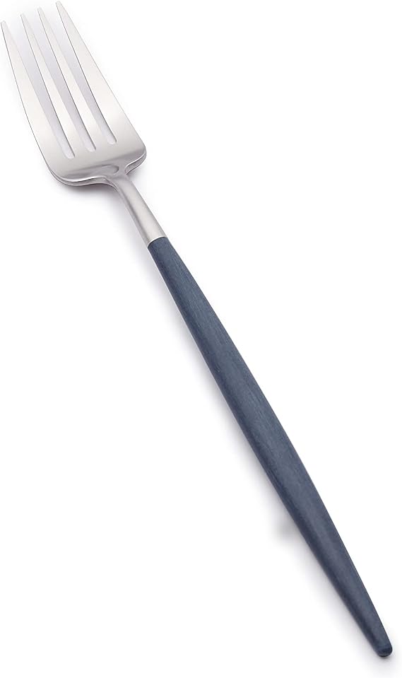 Cutipol GOA Blue Silver Dessert Fork G007B