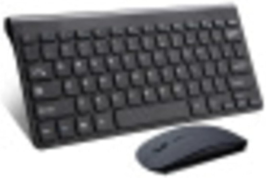 General Mobile E-Tab 20 10.1" Tablet Uyumlu Kablosuz Taşınabilir Q Klavye Ve Mouse Set Siyah