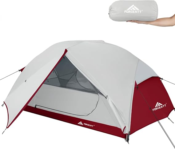 Forceatt Camping Tent,2-3 Man Tent for Outdoor PU3000mm Waterproof Tent Lightweight & Portable easy set up for Hiking Backping Eurohike