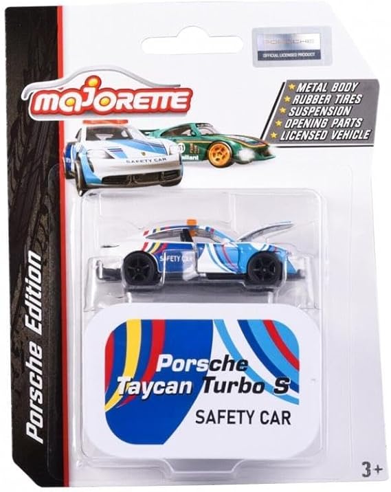 Majorette Deluxe Edition Porsche Taycan Turbo S Safety Car