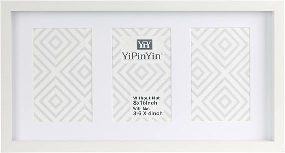 3-6x4'‘ White Multi Photo Frames,College Photo Frames 3-4x6’' Family Picture Frames,College Photo Frame Multi Photo 4x6''Frames,Suitable for Wall Hanging