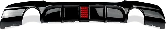 Rear Bumper Diffuser For BMW 3 Series E90 E91 2005-2012 MP Style Rear Bumper Diffuser Lip Splitter Car Replacement Part(Glossly black)