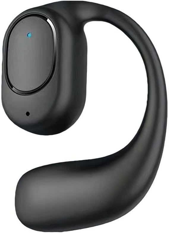 Open Ear Bluetooth, Earbuds Sport Over Earphones Built-in Mic with Ear Ear Conduction Earb Buds Hooks, 2025 Buds Earb Conduction Ear (Black)