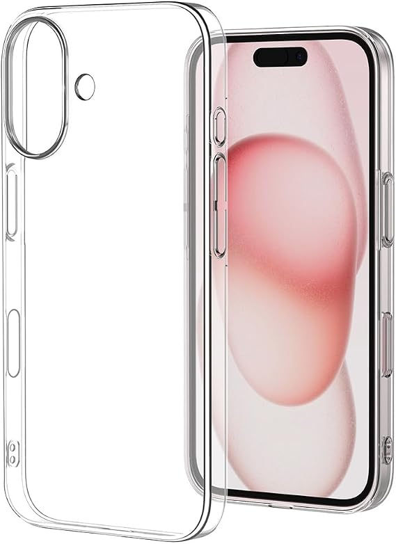 Coverzone iPhone 17 ile uyumlu Kılıf Süper Esnek Yapılı Toz ve Kirden Koruyan Silikon iPhone 17 ile uyumlu Süper Şeffaf Kapak
