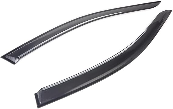 ClimAir CLI0033277 Window Visors compatible with Volkswagen Transporter T5 2003-2015 & T6 2015-, Smoke