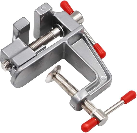 Mini Table Vise Clamp Small Bench Vice for Small Work Hobby Jewelry DIY Craft Repair Tool Portable Work Table Bench Vise Tool Vice