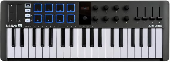 Arturia MiniLab 37 USB MIDI Controller with 37 Keys