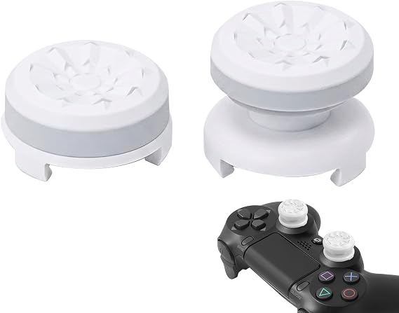 Performance Thumbstick Caps For Ps4/Ps5 Controller, Controller Grips For Ps5 Thumb Grips, Control Freaks Ps5, 3d Texture Silicone Joystick Grips For Enhanced Gaming Accuracy(High-Rise & Mid-Rise)
