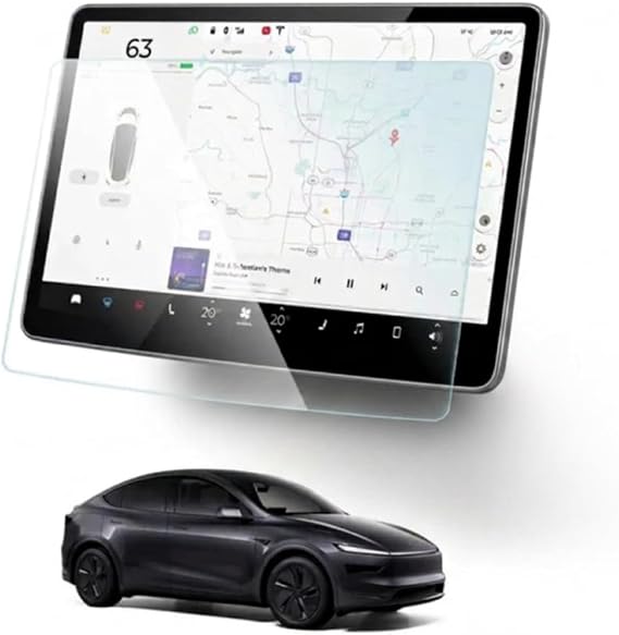 Tesla Model Y Juniper 2025+ // Ana Gösterge Ekran Koruyucu – Parlak