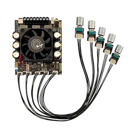 DAS A1 Bluetooth Amplifier Board Module 2x160W+220W TDA7498E+ADAU1701 with DSP Multifunction Convenience Module,A