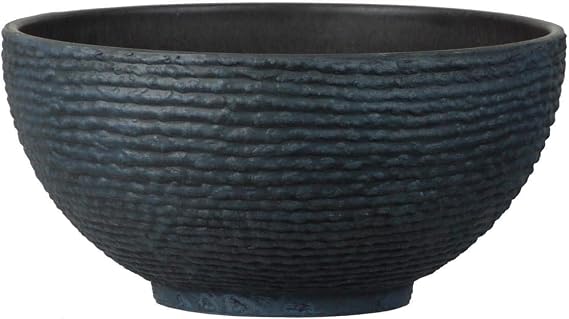Muddy Hands Heavy Duty Stone Effect Large Bowl Planter Pot 40.5cm Round Plastic Garden Flower Herb Plant Container Indoor Outdoor Patio Water Feature Bowl No Drainage Holes
