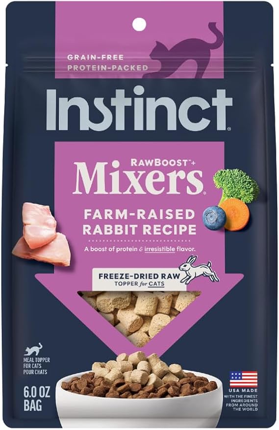 Nature's Variety Instinct Raw Boost Cat Food Rabbit Mixer, 6 oz.
