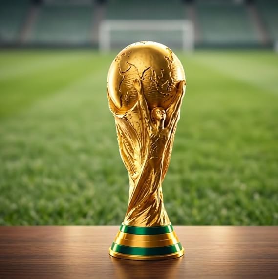 Dünya Kupası Premium Altın Futbol Şampiyonluk Kupası, Taraftar Hediyesi, Ev ve Ofis Dekoru Masaüstü Biblo