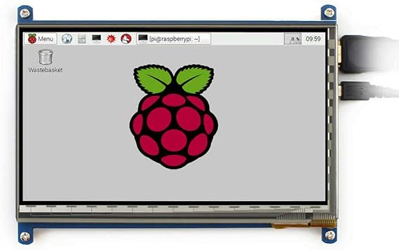 WaveShare 7 Inch HDMI Kapasitif Dokunmatik LCD Ekran - 800x480 (B)