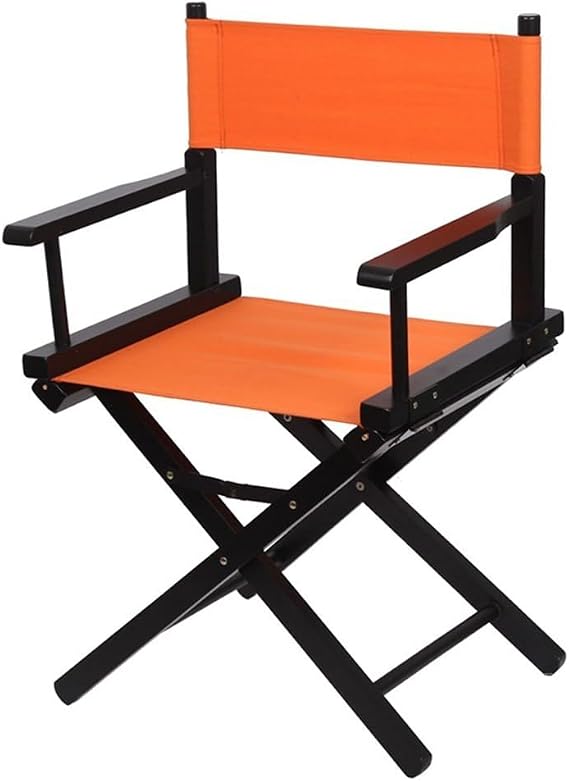 Custom Fit Canvas Seat Covers for Directors Chairs Perfect Replacement Option (Orange)