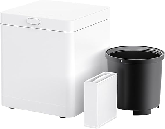 Electric Kitchen Composter, 2.5L Large Capacity Odorless Smart Compost Bin, with Updated Grinding Blade, Scrap Food Waste To Dry Compost for Plants