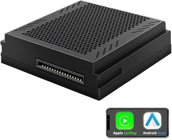 Wireless CarPlay Adapter for Mercedes Benz A/B/C/E/CLA/GLA/CLS/GLK/ML/GL/SLK 2011-2015 with NTG 4.5/4.7 System Fit for Apple CarPlay & Android Auto Support Bluetooth, Mirror Link, Camera & DVR Input
