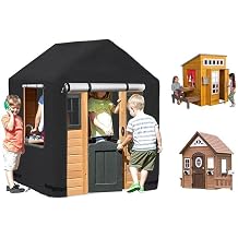SYH&AQYE Playhouse Cover, Heavy Duty Outdoor Waterproof Play House Covers, Suitable for All Around Playtime Patio with Canopy Playset
