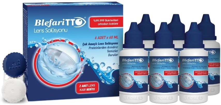 6x60ml lens solüsyonu (lens kabı hediyeli)