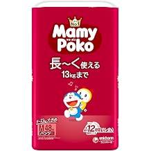 Pants, M Size, Mummy Poco Pants, Doraemon Diapers, 13.6 - 28.7 lbs 6 - 13 kg, 48 Pieces Exclusive