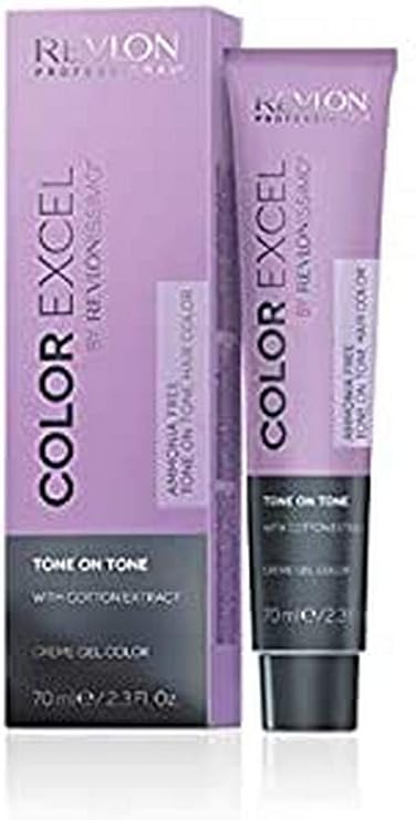 Revlon Professional Revlonissimo Colour Excel Tone On Tone Hair Dye, No. 5.46 Light Brown Copper Red, 70 ml