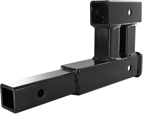 Wind Turbines, 2 Inch Dual Truck Trailer Hitch Receiver Rise Drop Adapter Extender Double Extension RV Parts Van Camper Accessories Caravan