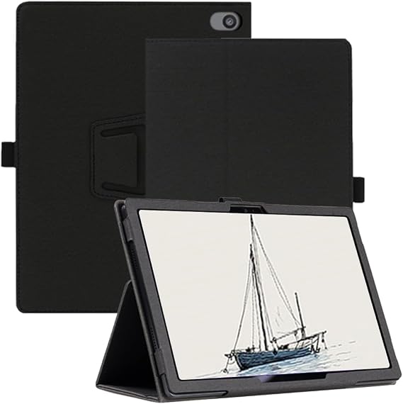 TCL Note A1 NXTPAPER タブレット 11.5インチ用ケース プレミアムPUレザーフォリオ折りたたみスタンド保護タブレットカバー ハンドストラップマグネット付き TCL Note A1 NXTPAPER用