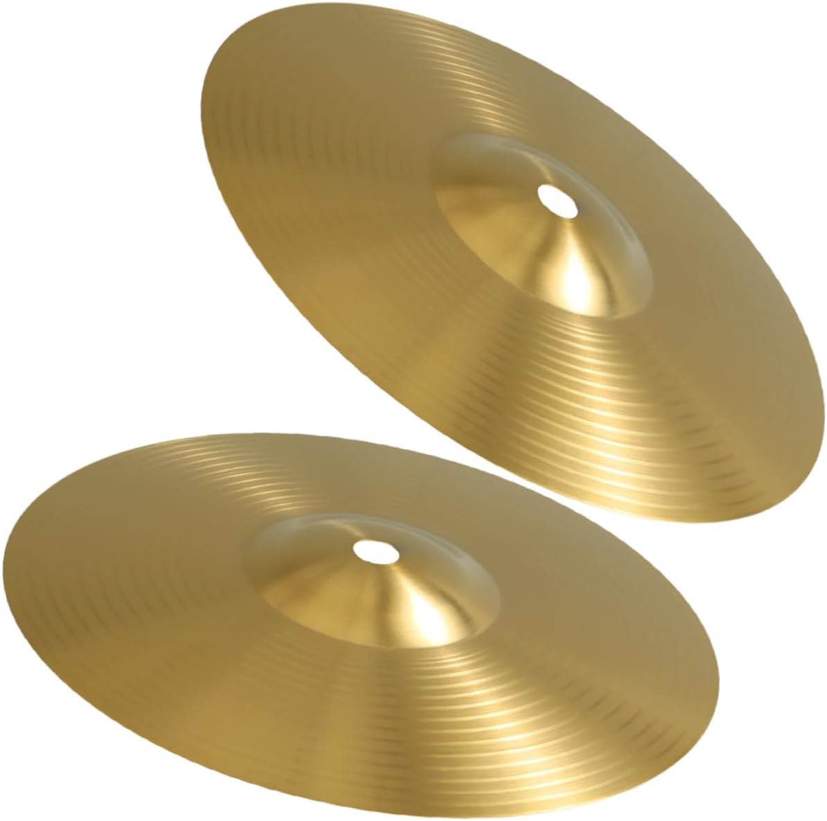 ifundom 2pcs set cymbal drum accessories musical instrument drum cymbal metal cymbal drum practice drum crash cymbal jazz drum crash simba