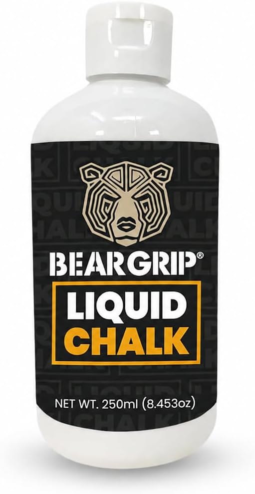 BEAR GRIP Liquid Chalk - Grip Support Sports Chalk for Gym Workouts