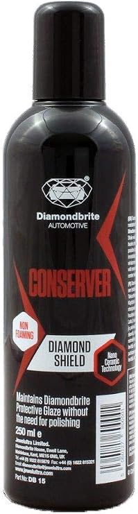 Diamondbrite Conserver - Car Care Non-Foaming Product - Protective Coating - Removes Tar Fly Stains and Traffic Film - 250 ml - dB 15