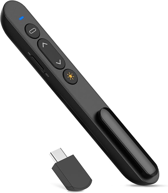 Presentation Clicker, Wireless Remote for Slideshows and Presentations