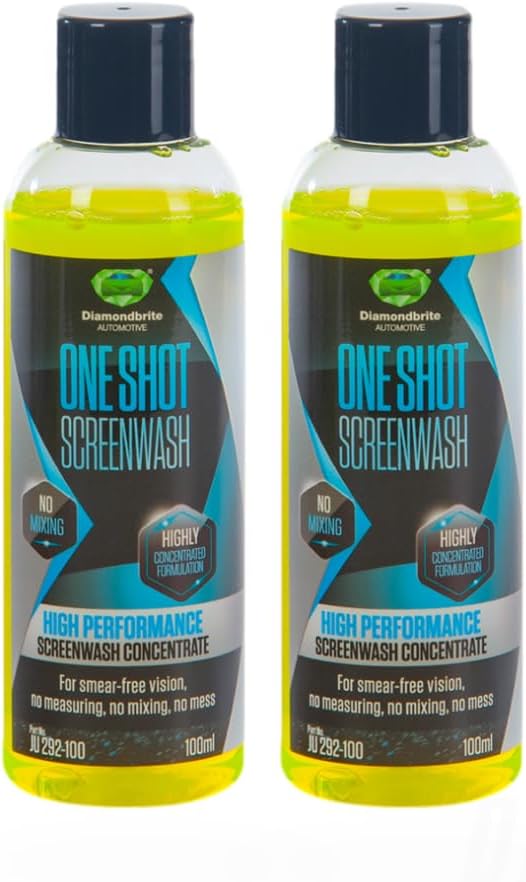 Diamondbrite One Shot Screen Wash - High Performance Screenwash Pack of 2